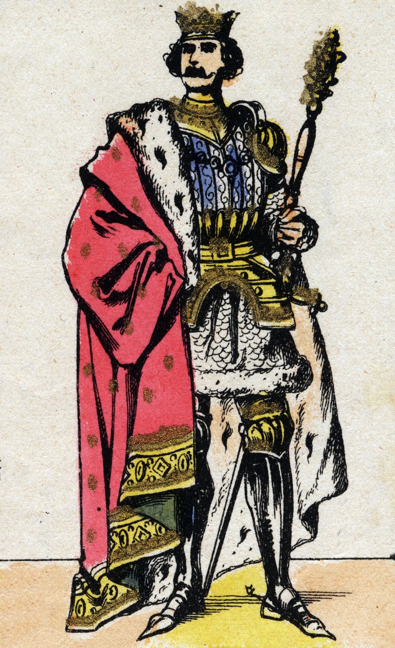 Portrait de Philippe VI de Valois (1294-1350), roi de France. - French School