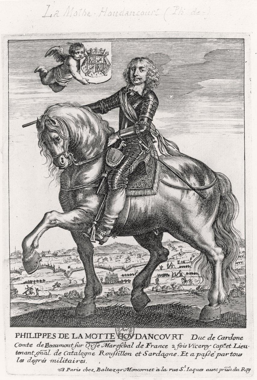 Portrait de Philippe de La Mothe Houdancourt (1605-57) - French School