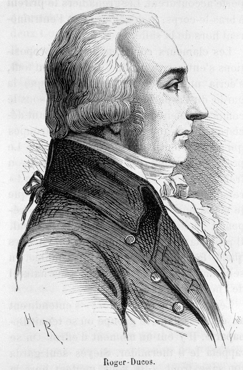 Portrait de Pierre-Roger Ducos, homme politique français (1747-1816) - French School