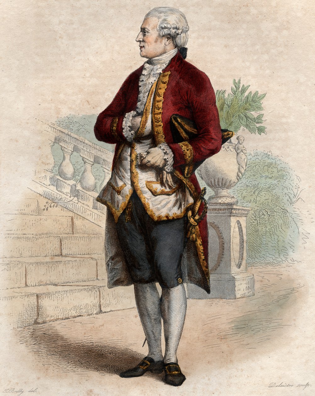 Portrait de Pierre Augustin Caron de Beaumarchais (1732-1799) - French School