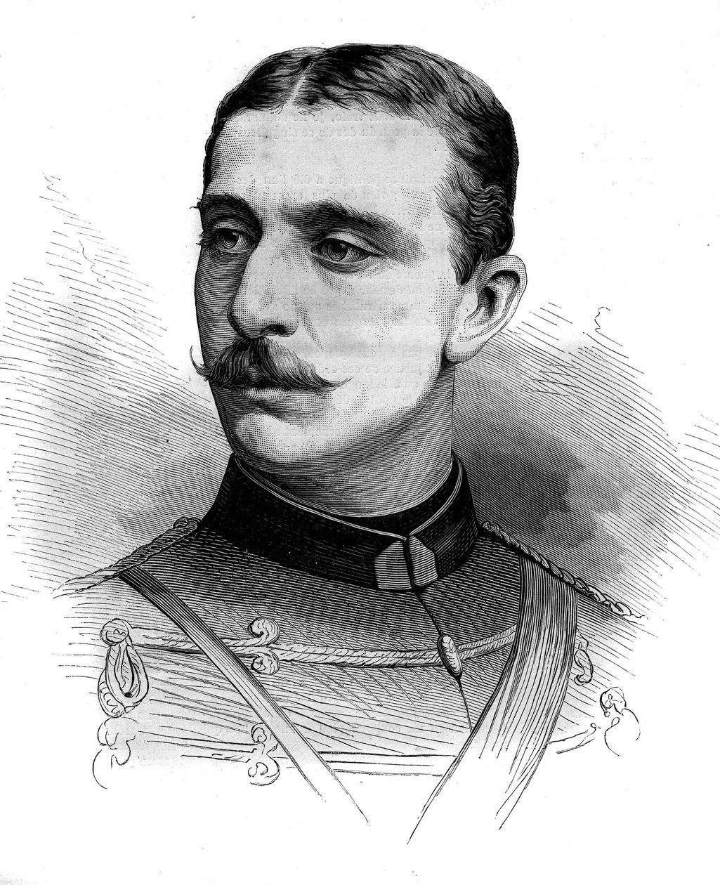Portrait du Prince Eugène Louis Napoléon, connu sous le nom de "Prince Impérial", fils de Napoléon III (1856-1879). Gravure dans "Le Monde Illustré" n°1161 du 28 juin - French School