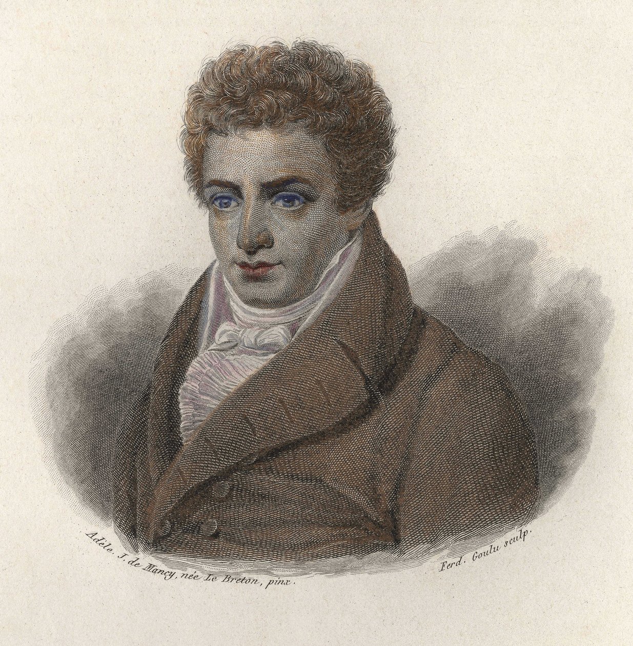 Portrait de Robert Fulton (1765-1815), ingénieur américain. Dans "Portraits d