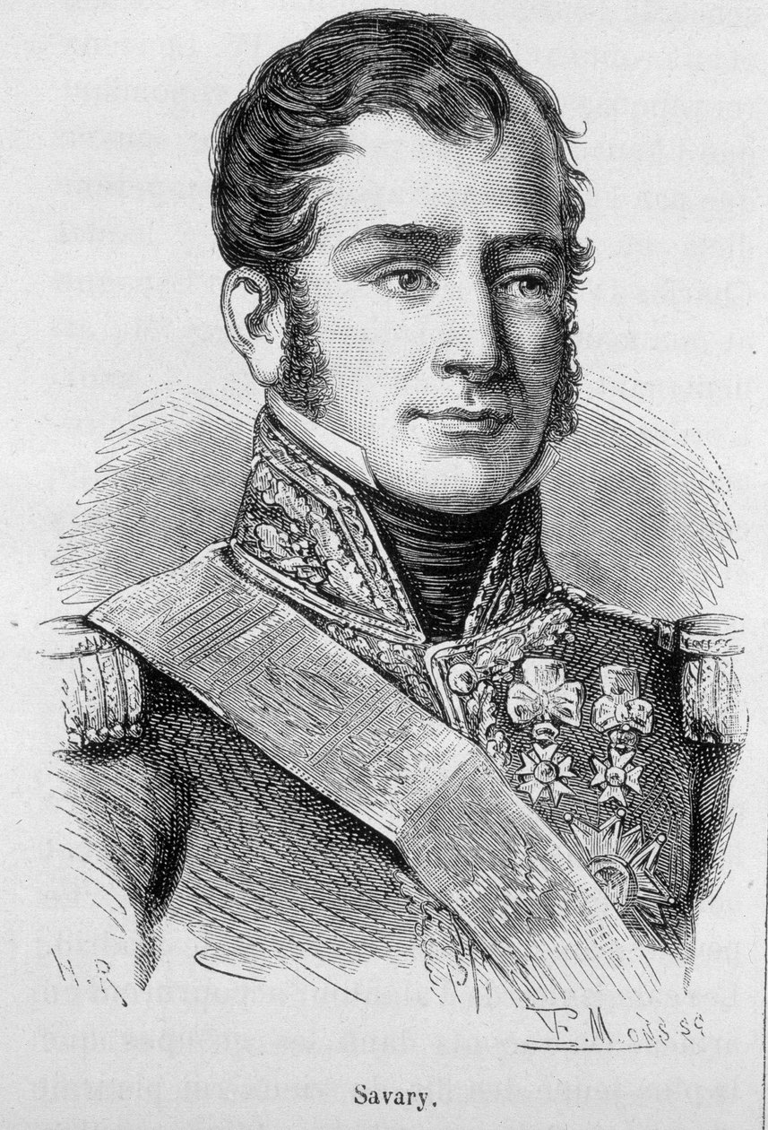 Portrait de Savary, Duc de Rovigo (1808), général et homme politique français (1774 - 1833) - L