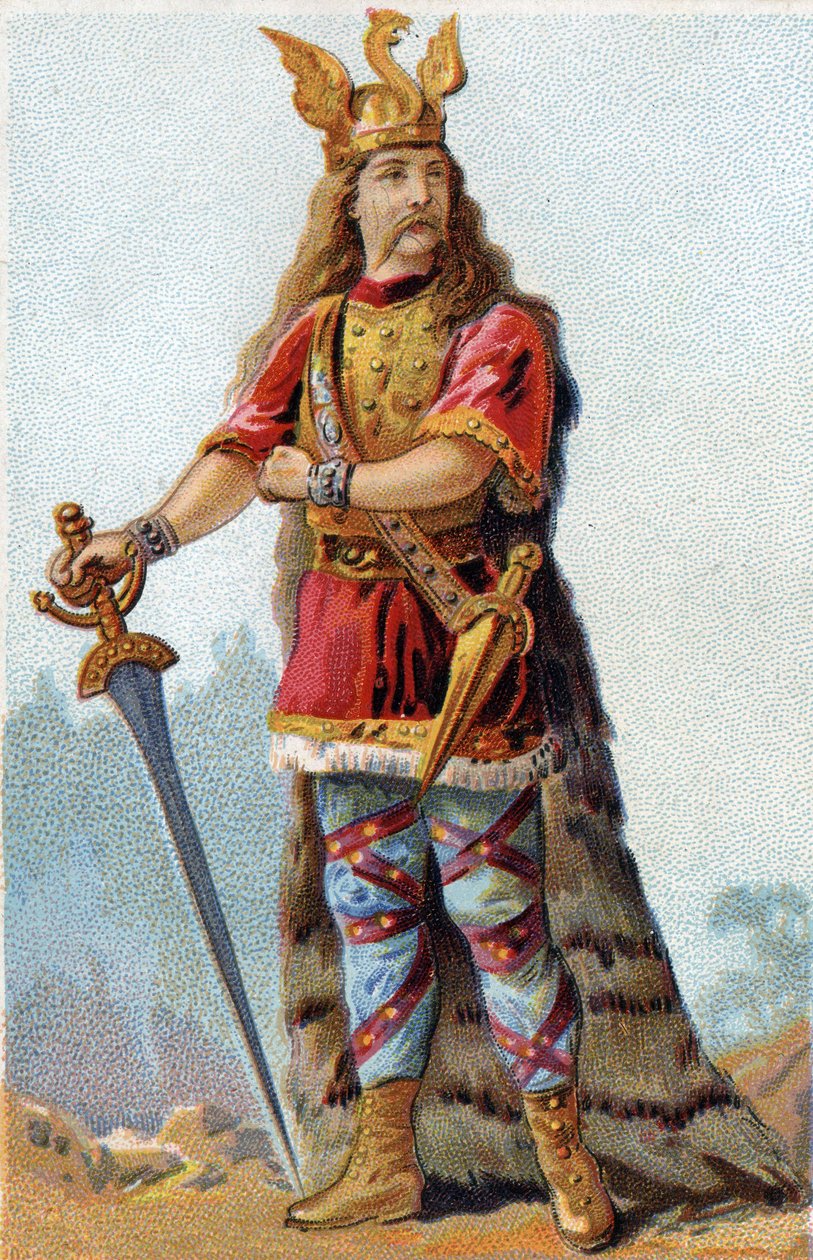 Portrait de Vercingétorix (72-46 av. J.-C.), roi des Gaules - French School