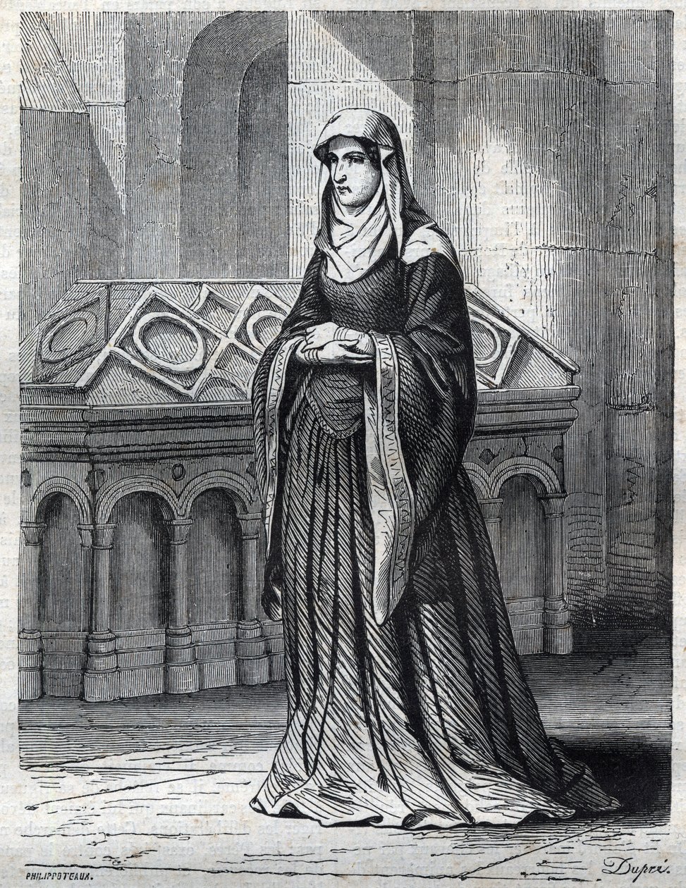 Portrait de la religieuse bénédictine qui aurait été la maîtresse et la sœur du pape Grégoire XII et la mère d