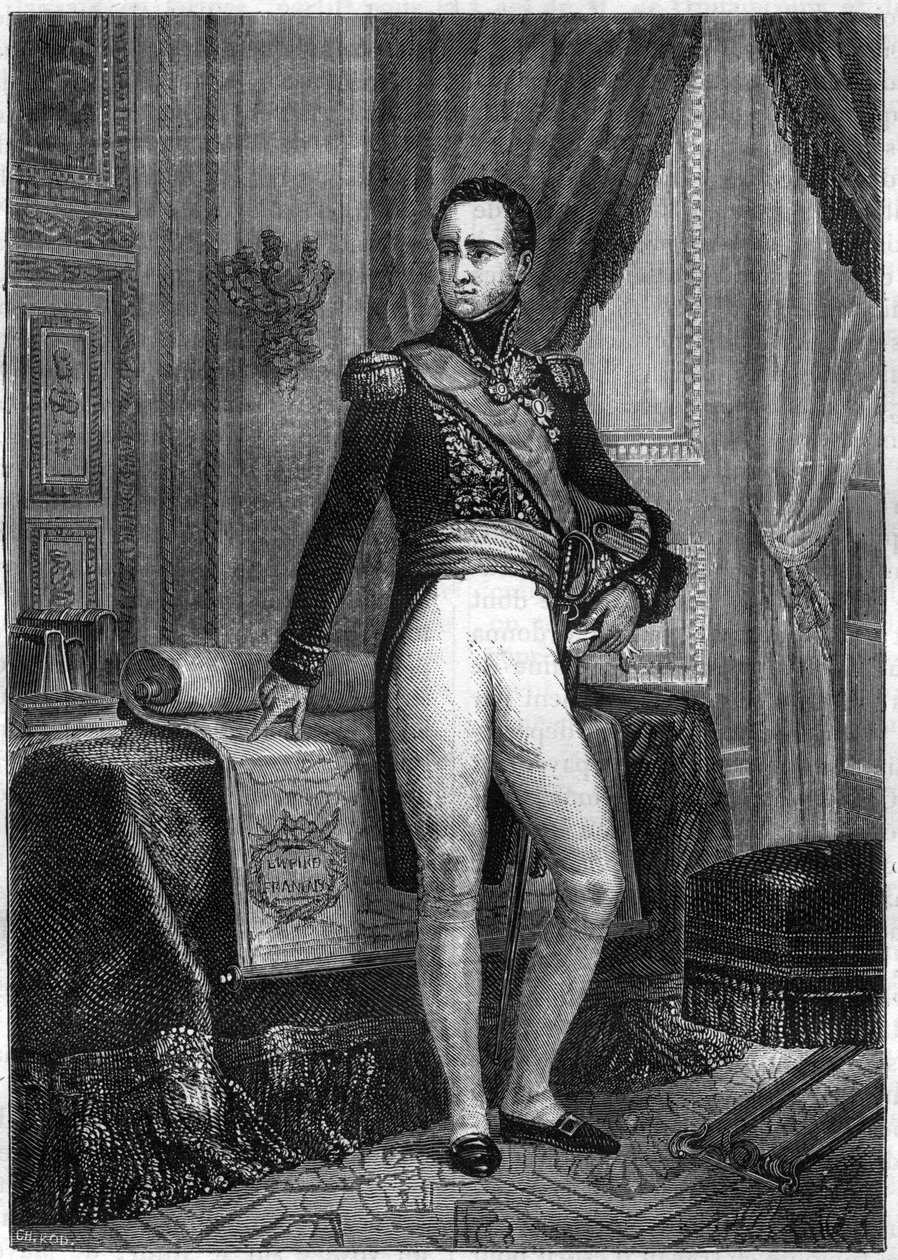 Portrait du marquis de Caulaincourt (1773-1827), duc de Vicence, général et diplomate français - dans « Histoire de l