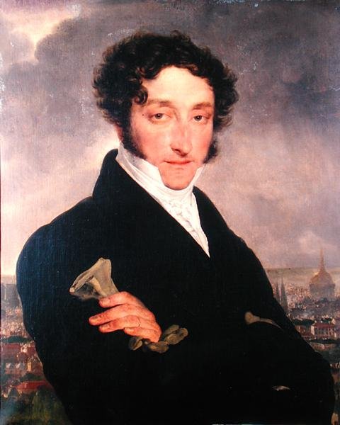 Portrait présumé de Charles Nodier - French School