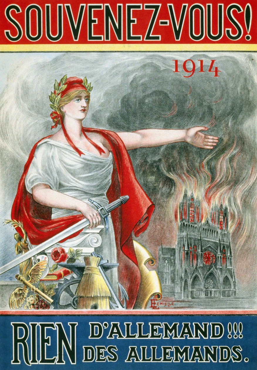 Affiche "Souvenez-vous! 1914. Rien de l