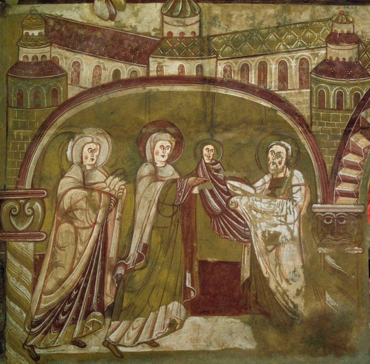 Présentation de Jésus au Temple. Fresque de l