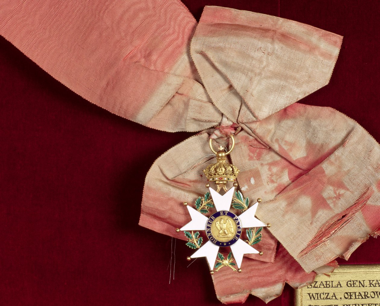 Grand-Croix du Prince Poniatowski (1763-1813) avec le ruban de la Légion d