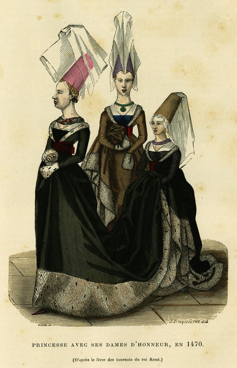 Princesse avec ses dames d