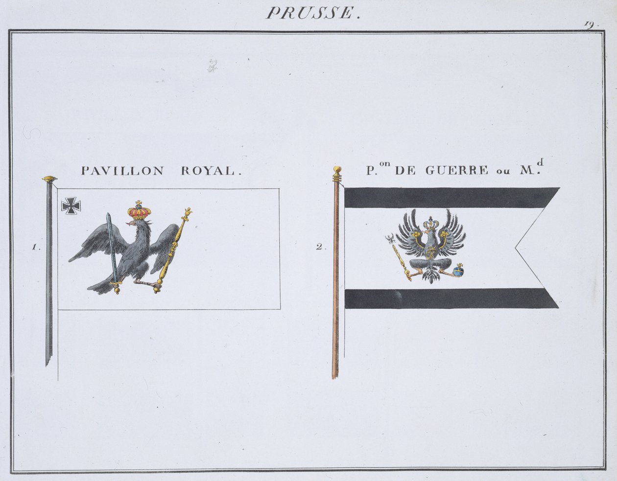 Drapeaux prussiens, d