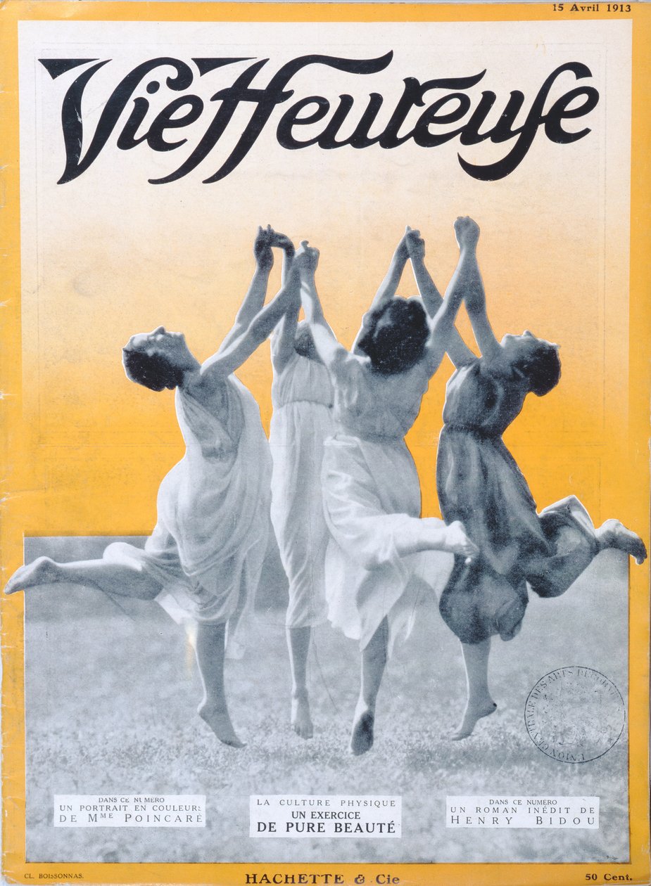 Exercice de Pure Beauté, illustration de couverture de Vie Heureuse, 15 avril 1913 - French School