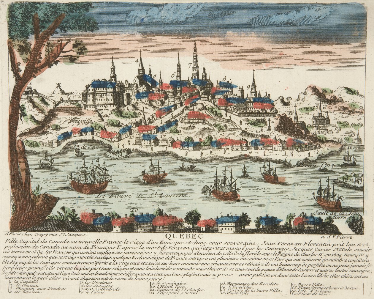 Québec, pub. vers 1650 - French School
