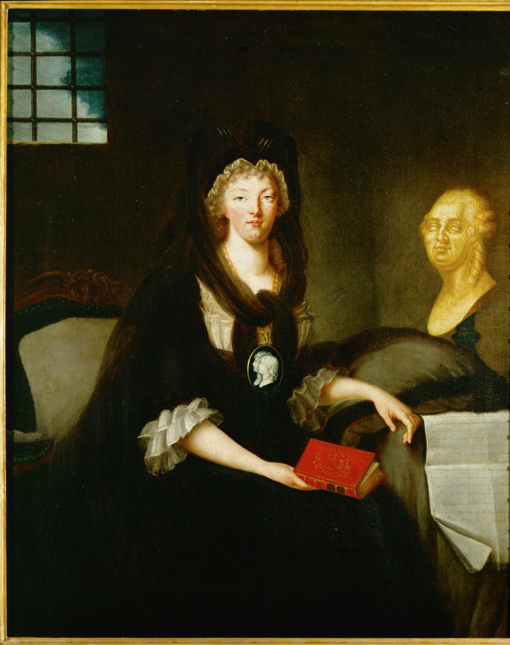 La reine Marie-Antoinette emprisonnée à la Conciergerie ... - French School