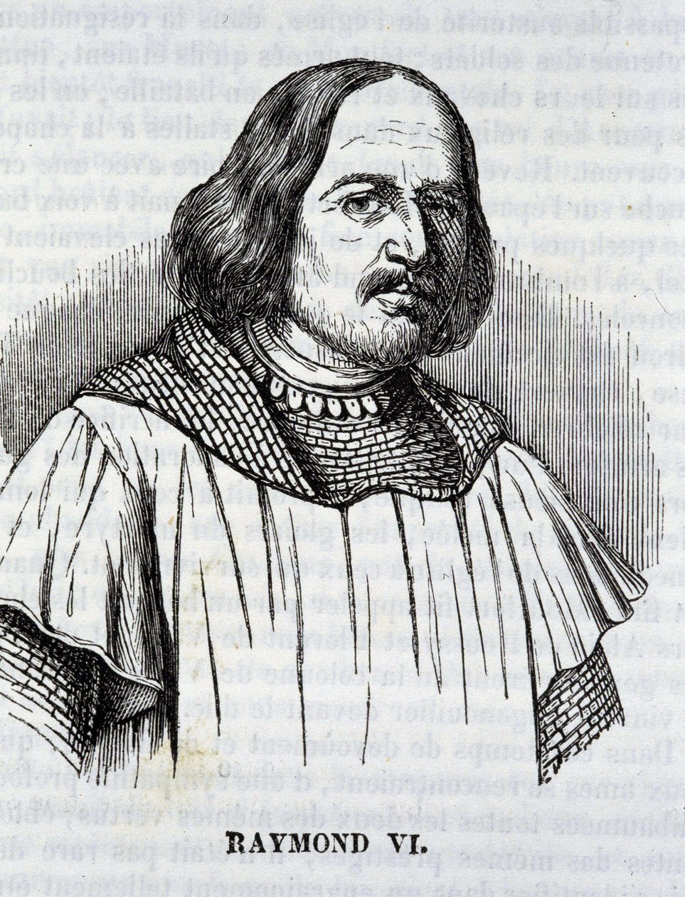 Raymond VI dans "La Mosaïque du midi", Toulouse - French School