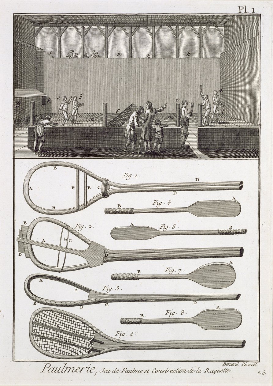 Le tennis et la fabrication des raquettes, de l