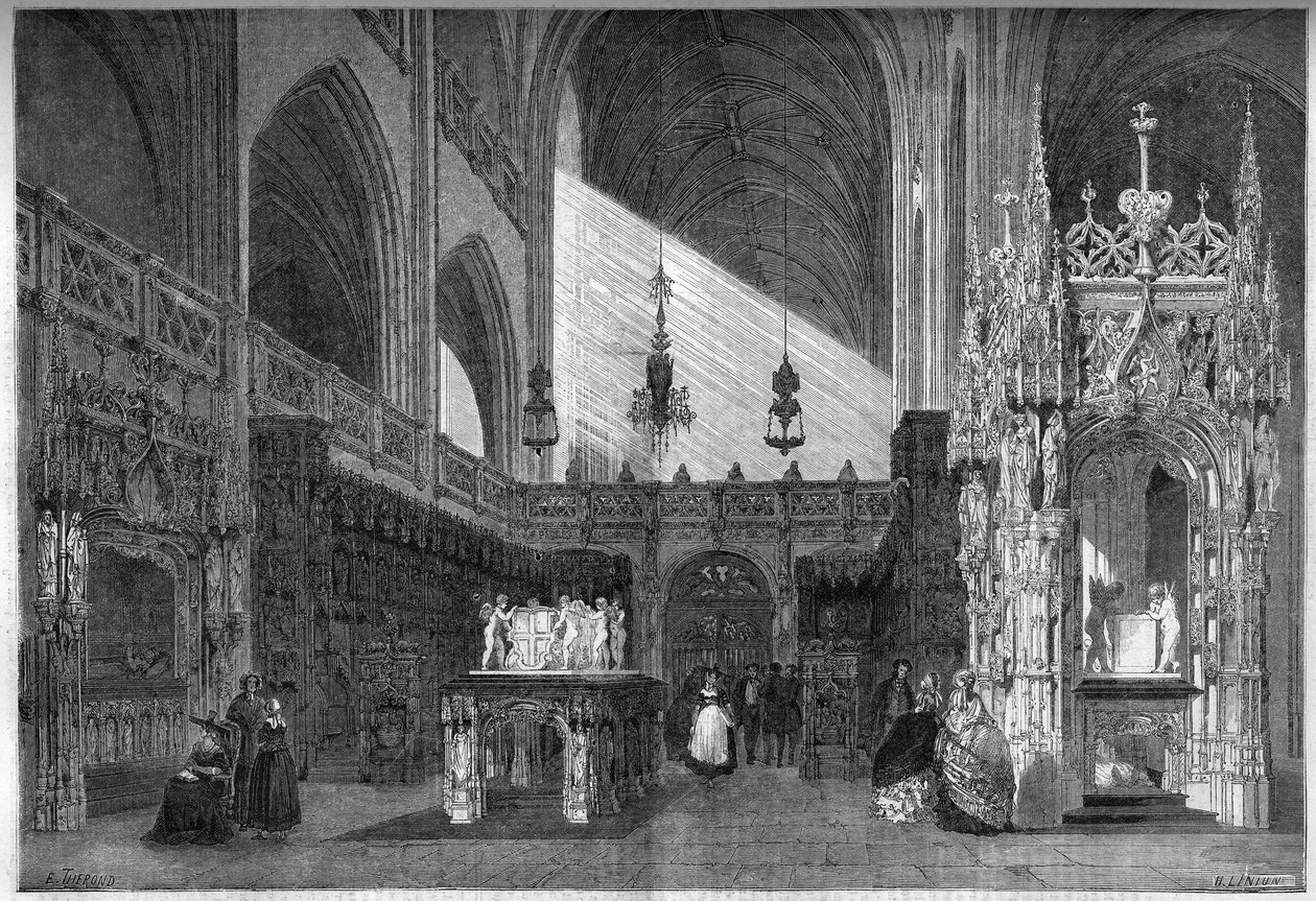 Architecture religieuse : vue du chœur de l