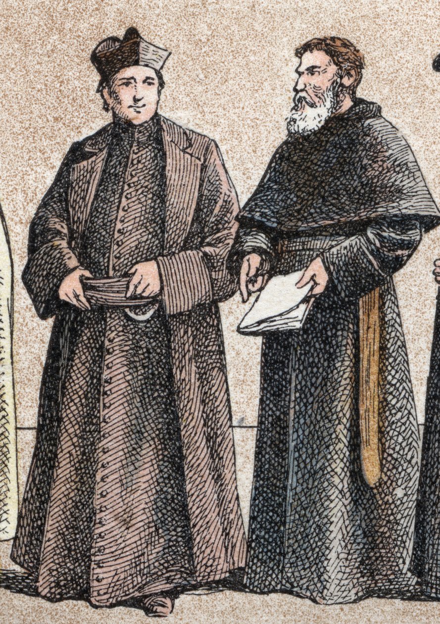 Costumes religieux : portrait d