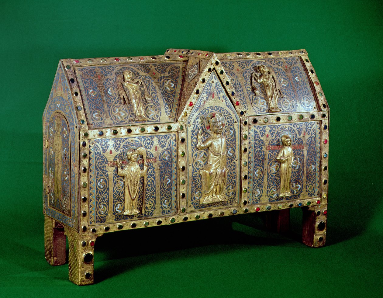 Coffre reliquaire de Saint Calminius, Limoges - French School