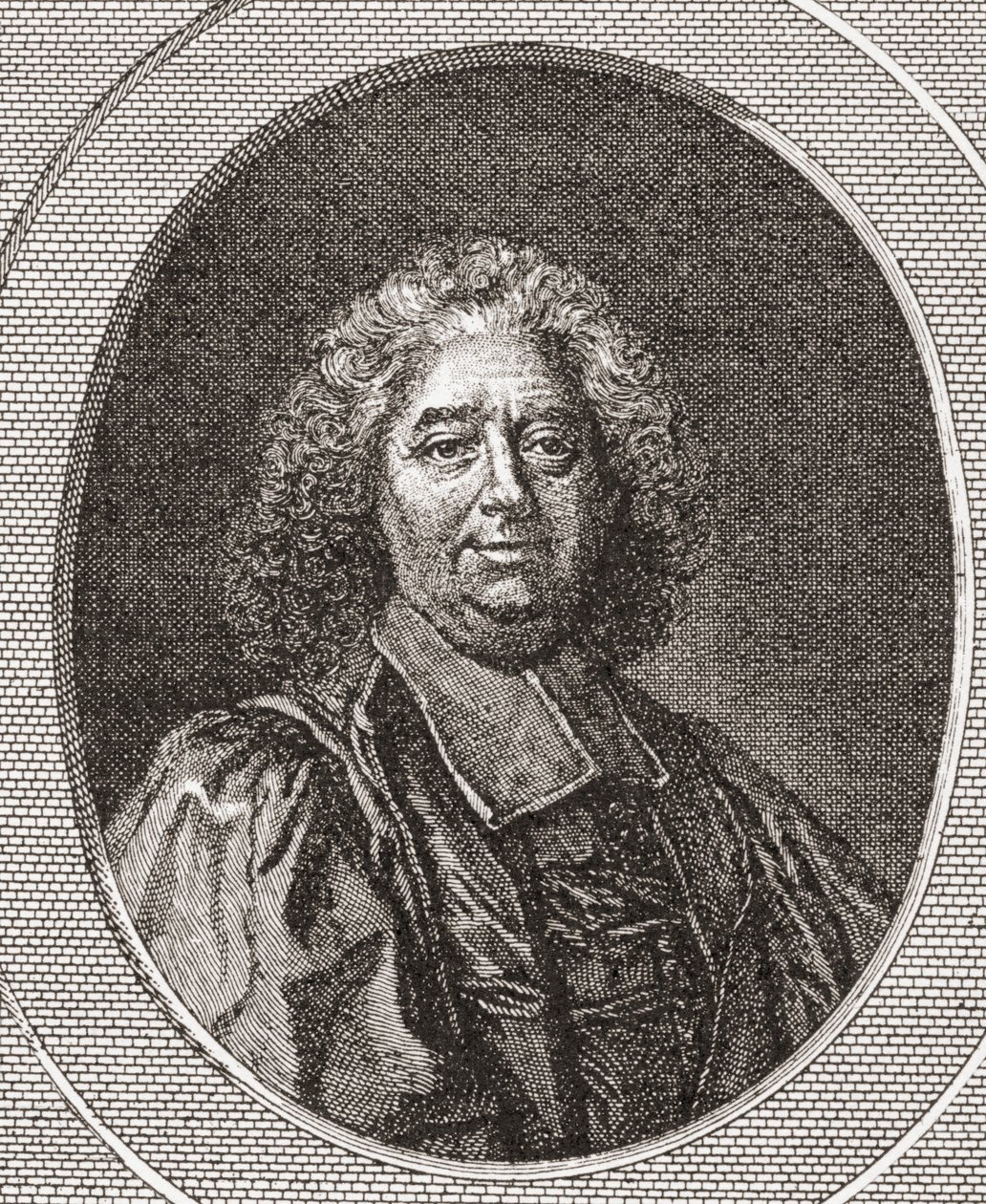 René Pucelle, 1655-1745. Magistrat français et abbé de Saint Léonard Corbigny. De Les Heures Libres publié en 1908. - French School
