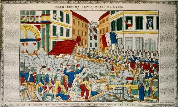 Insurrection républicaine à Lyon, 9-14 avril 1834 - French School