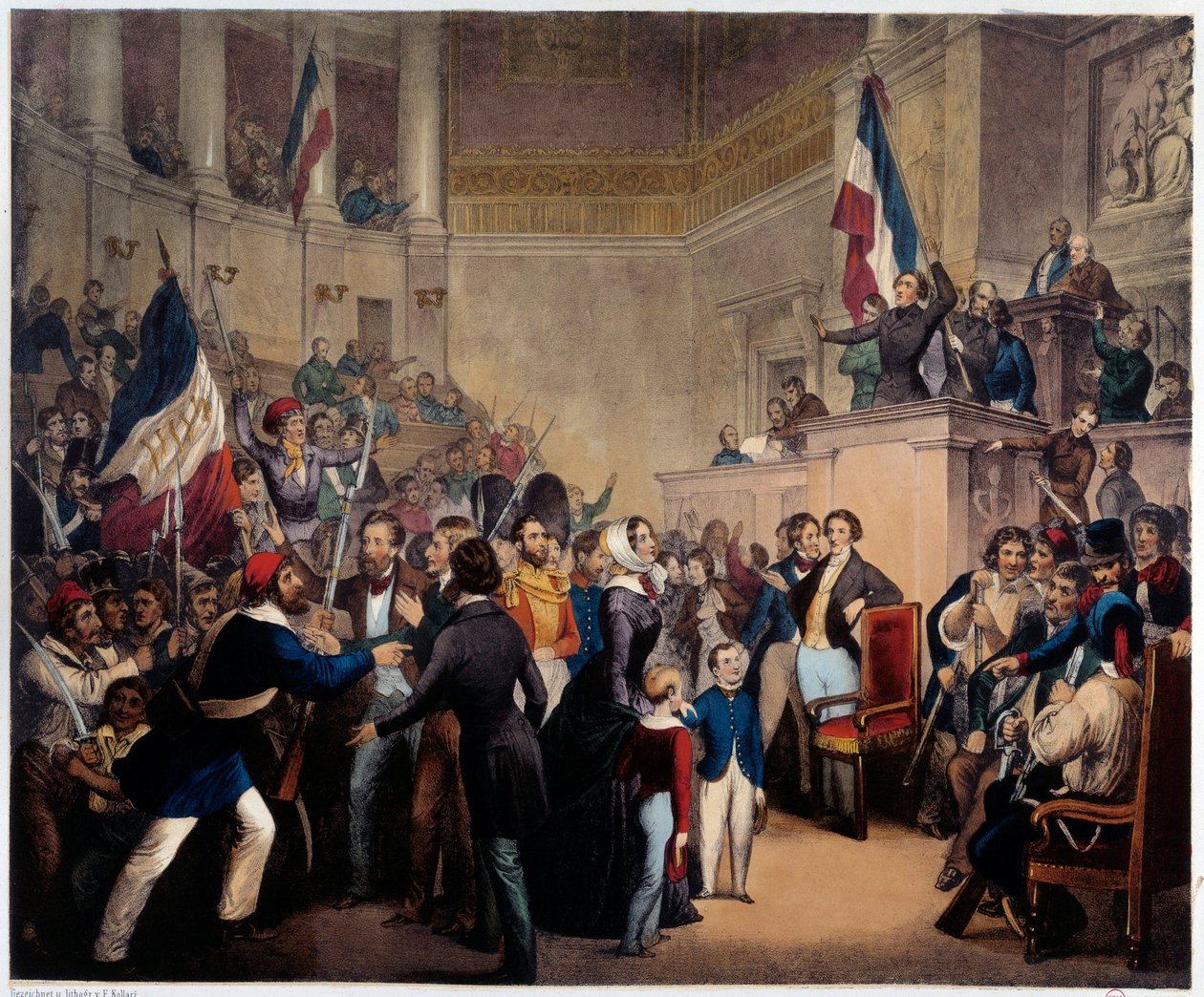 Révolution de 1848. La duchesse d