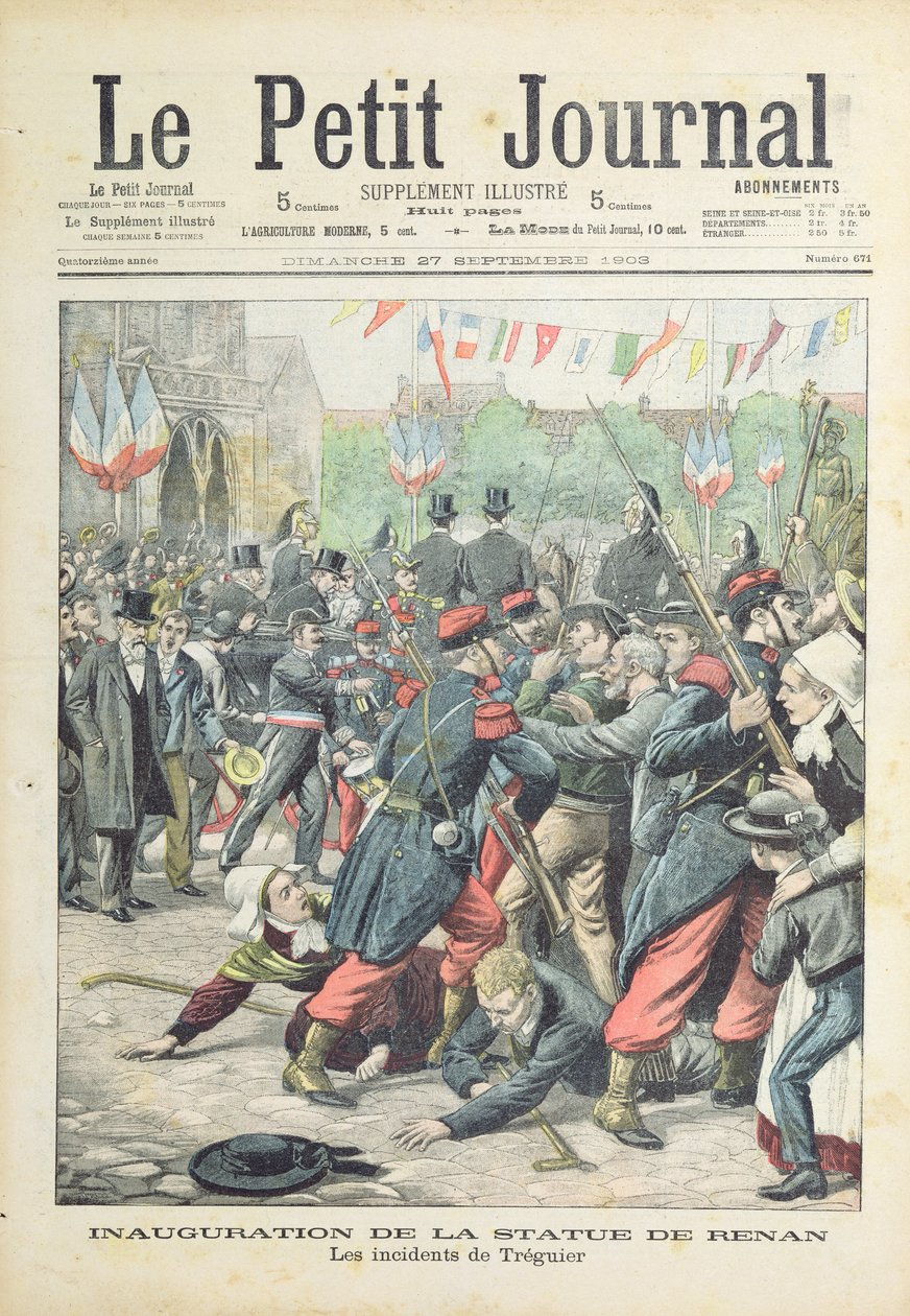 Émeute à Tréguier lors de l