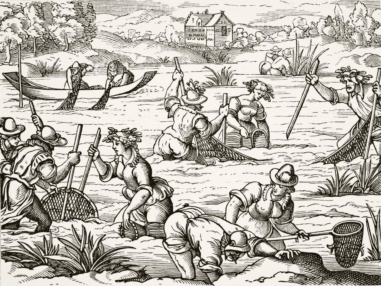 Pêche en rivière, de 