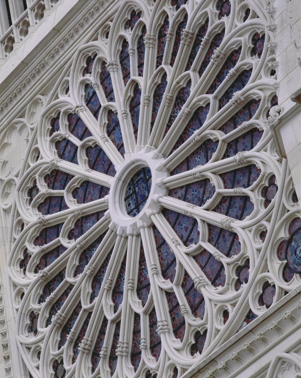 Rosace de la façade ouest, vers 1270 - French School