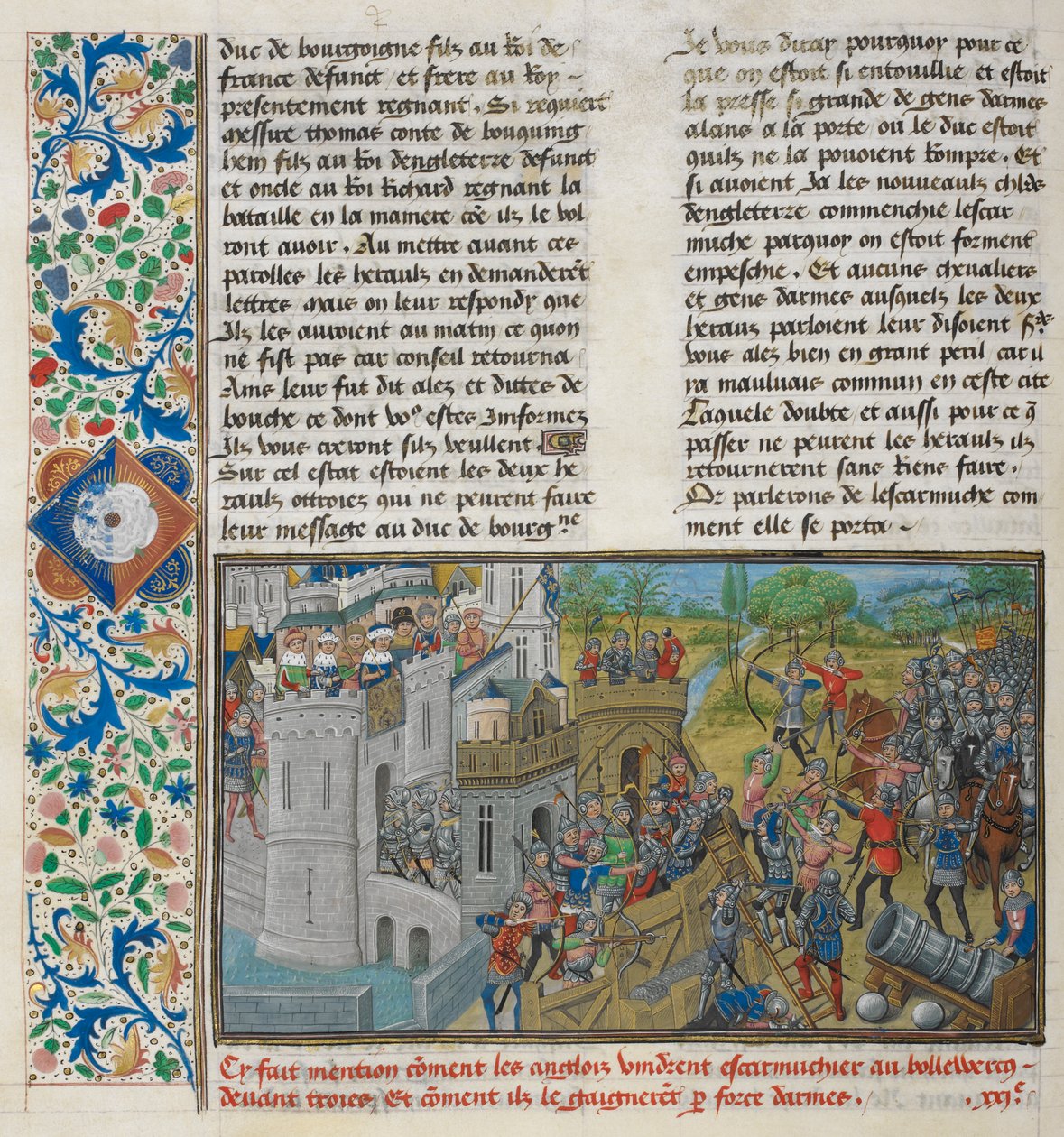 Royal 14 E. IV, f.59v Une capture d