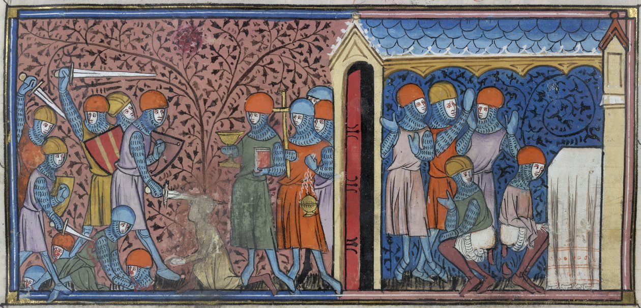 Raid de Mansur de Cordoue, illustration des 