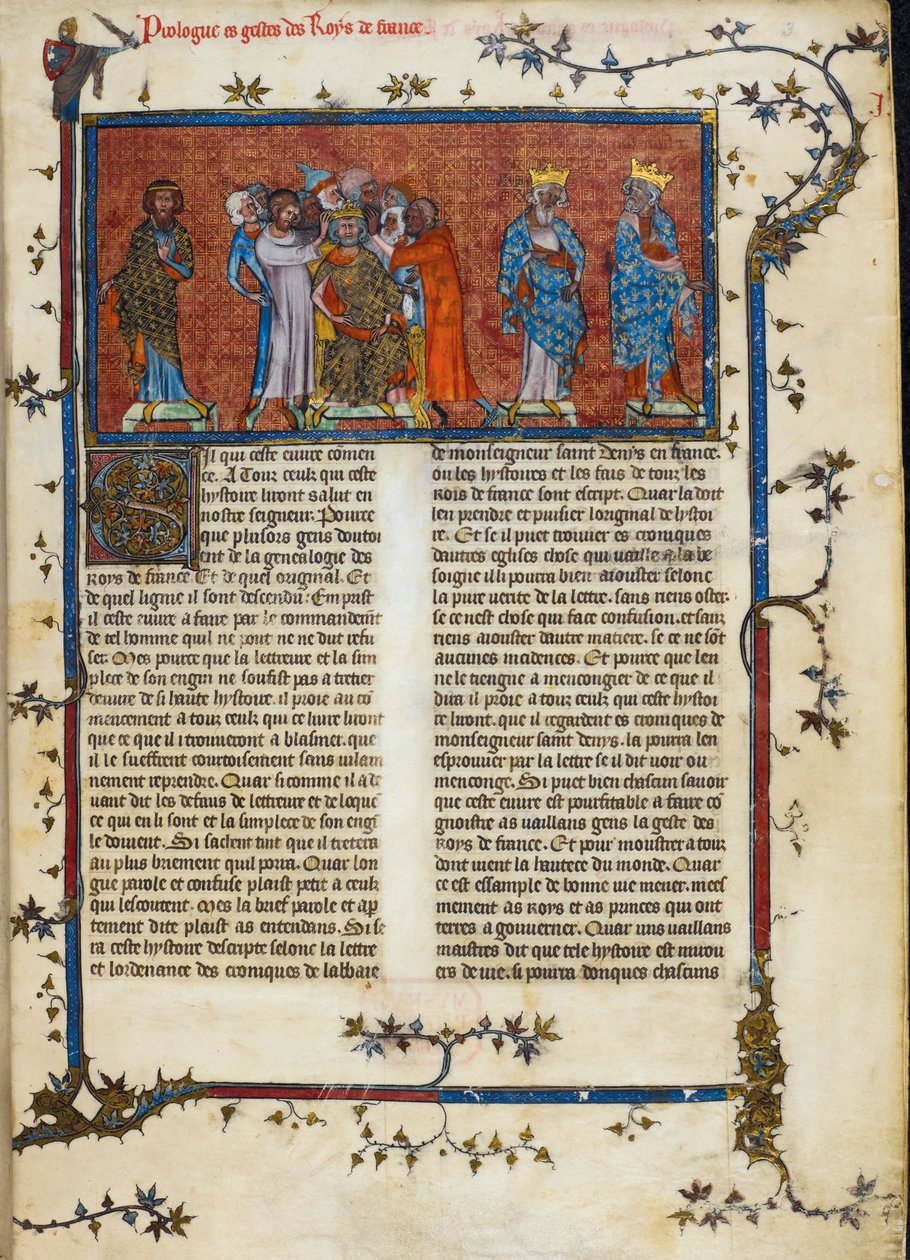 Le Couronnement de Pharamond, illustration des 