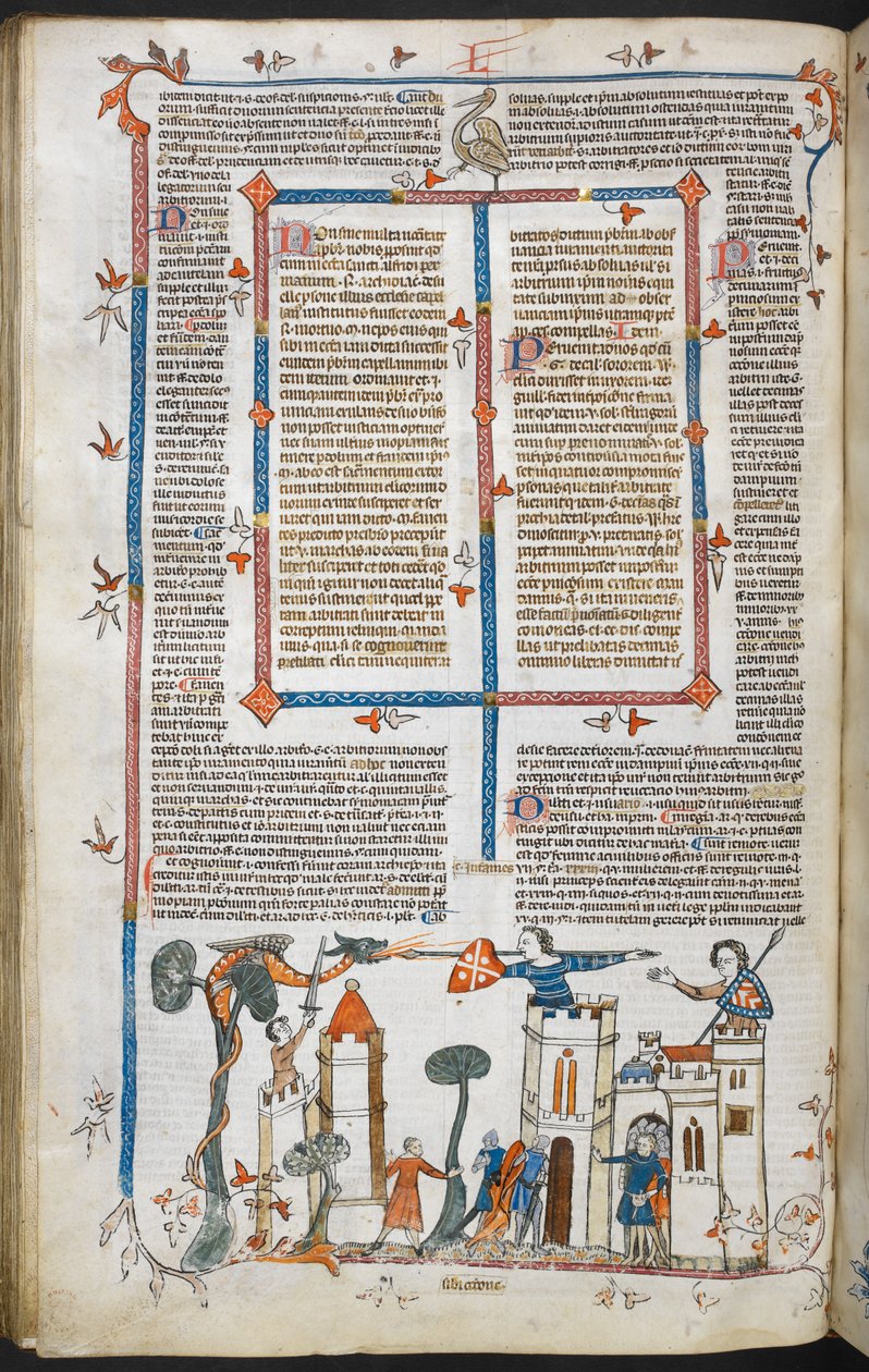 Scène de bas-de-page d