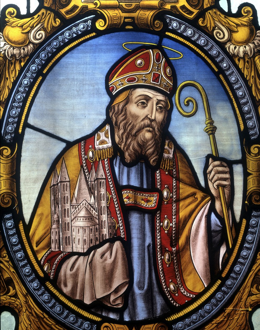 Saint Éleuthère. Évêque de Tournai - French School