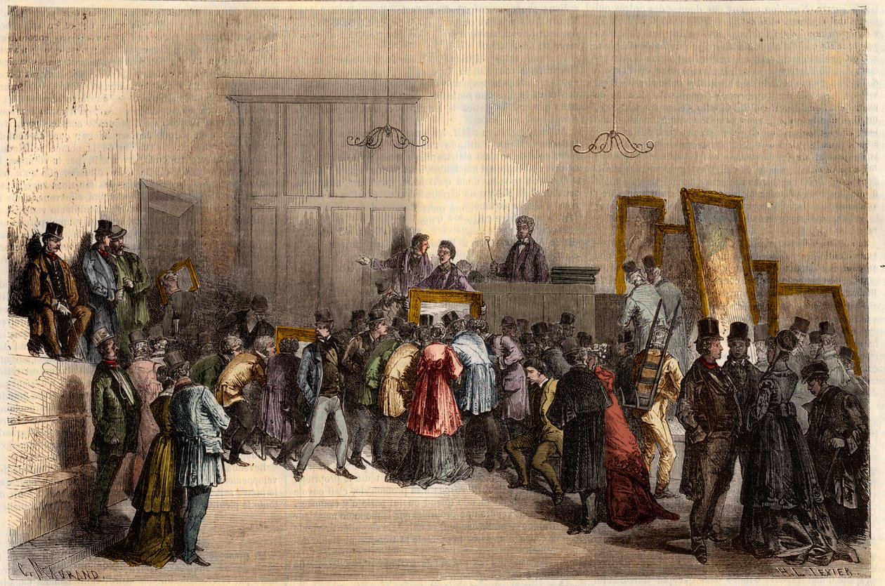 Vente de tableaux à l