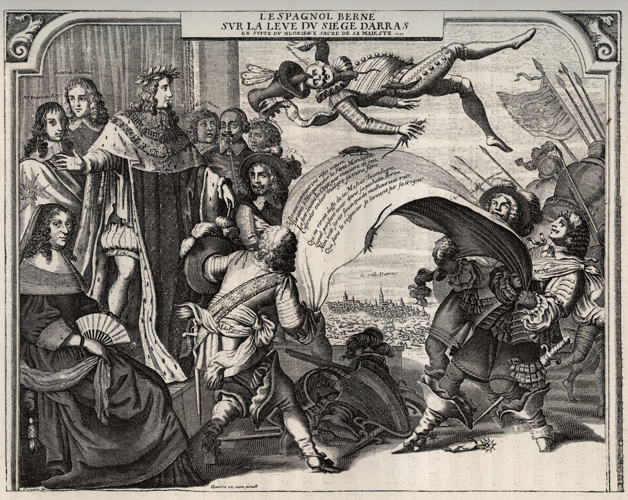 Allégorie satirique sur la levée du siège d