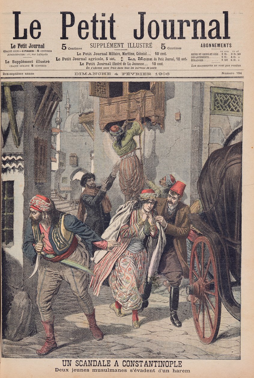Scandale à Constantinople, deux jeunes musulmanes s