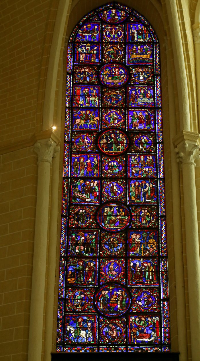 Scène de la vie de Saint Martin, cathédrale de Chartres - French School