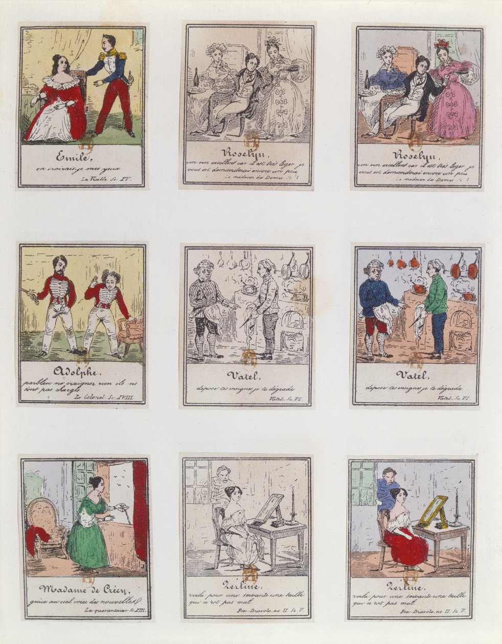 Scènes de vaudeville et d