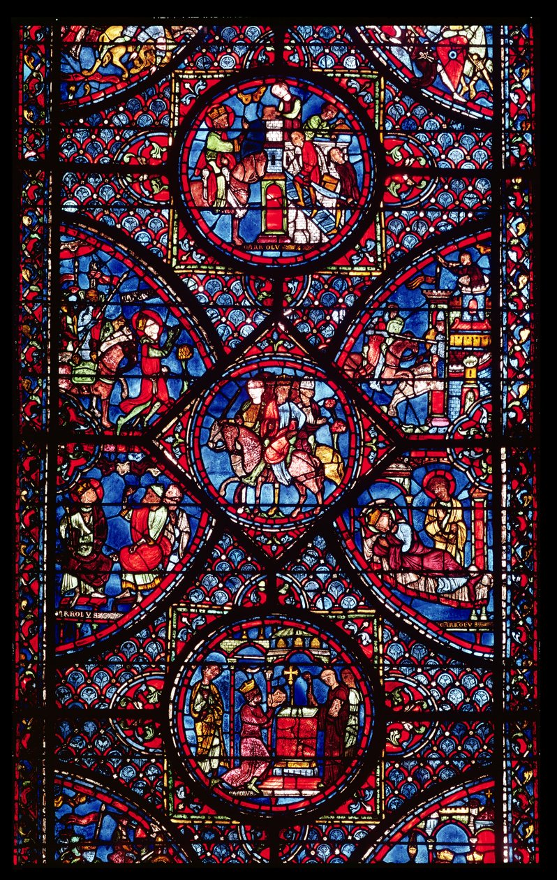 Scènes de la vie de Charlemagne (747-814) de l