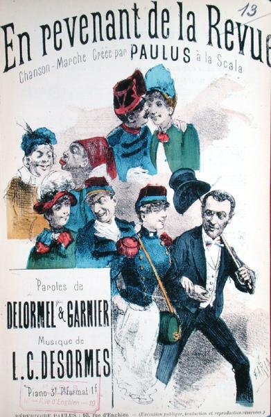 Partition de la chanson 