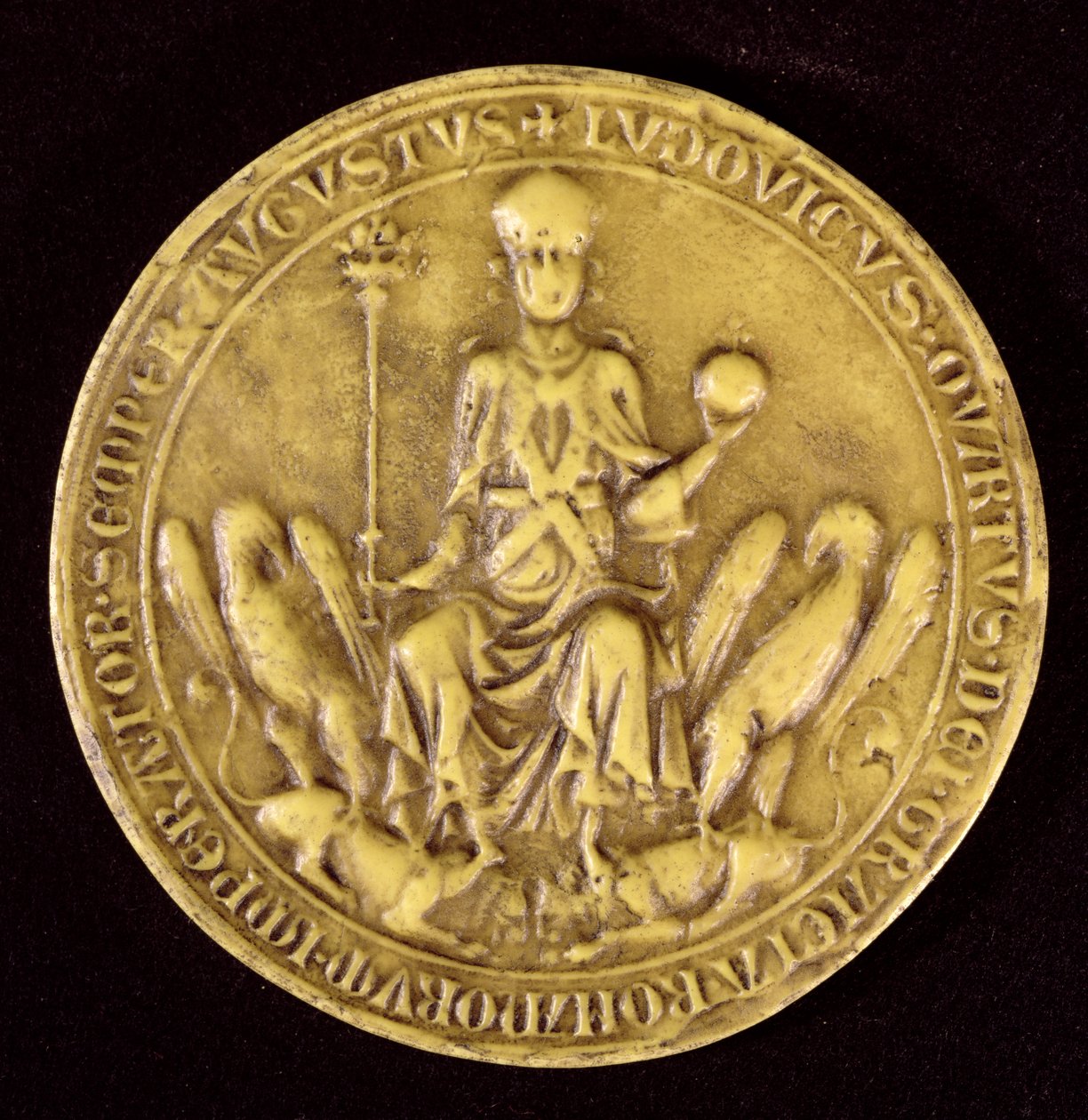 Sceau de Louis IV de Bavière (1287-1347) 13e-14e siècle - French School