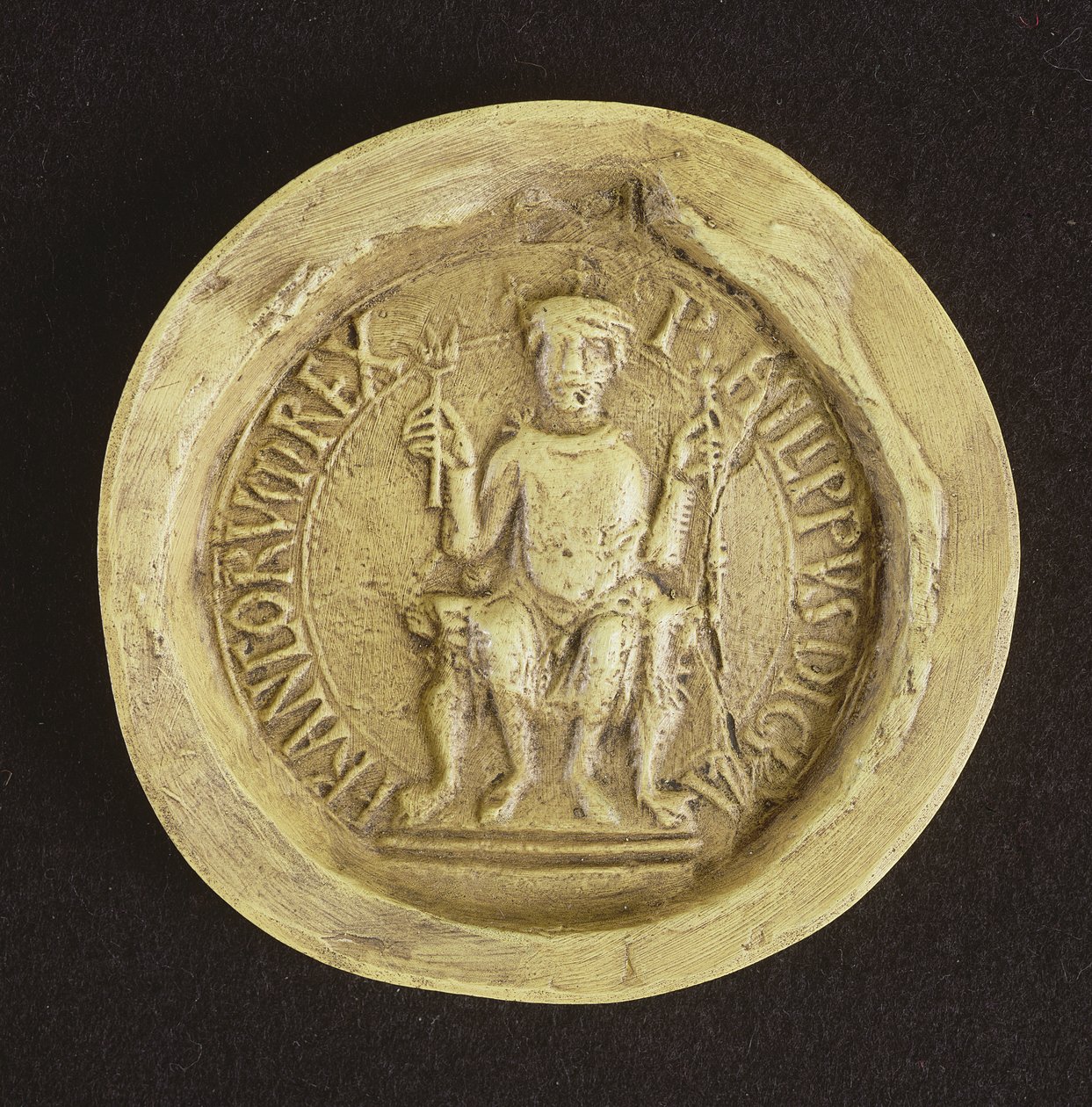 Sceau de Philippe I (1052-1108) 1082 - French School