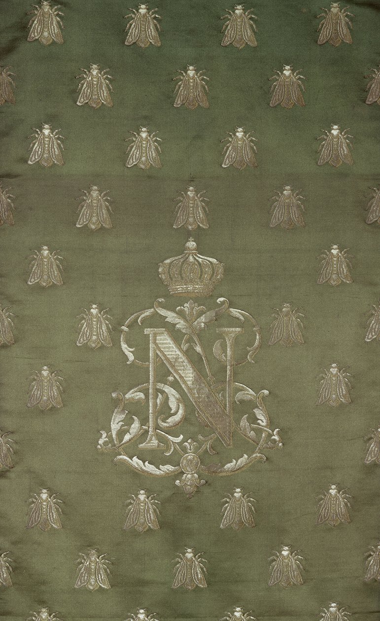 Section de damas vert et or avec l