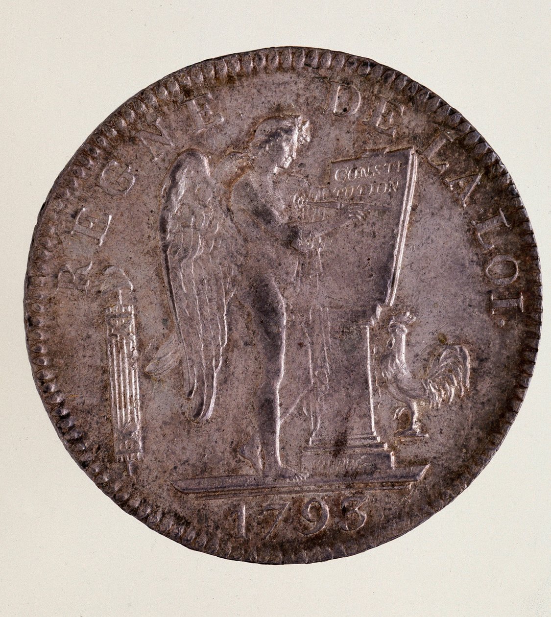 Écu français en argent, république française (1793-1804) - French School