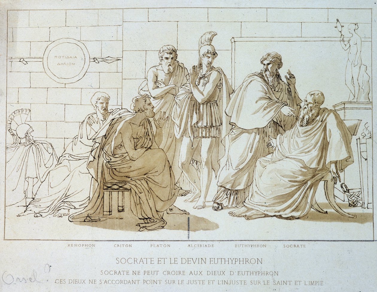 Socrate et le flatteur Euthyphron : Socrate ne peut pas croire aux dieux d