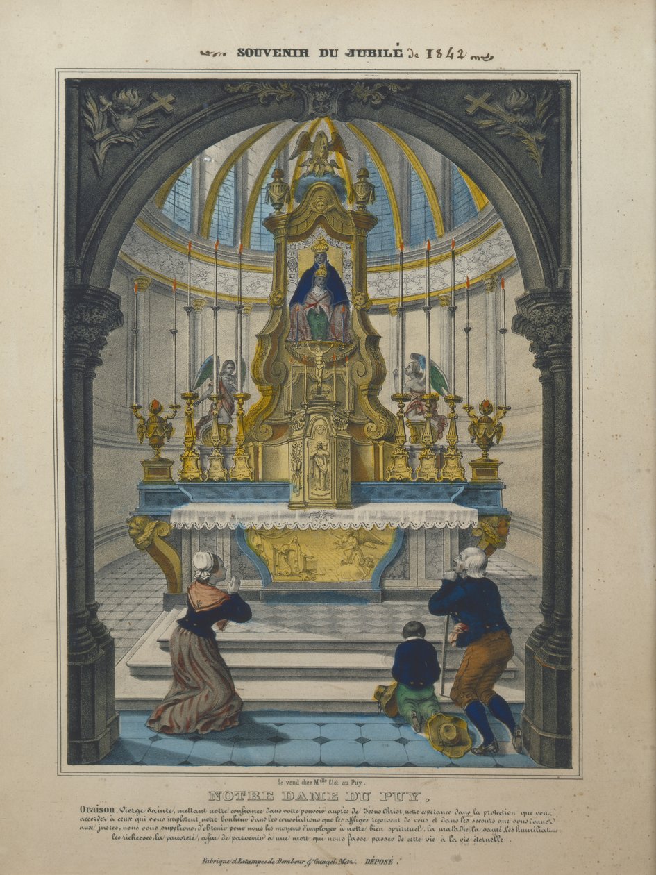 Souvenir du Jubilé de Notre-Dame du Puy - French School