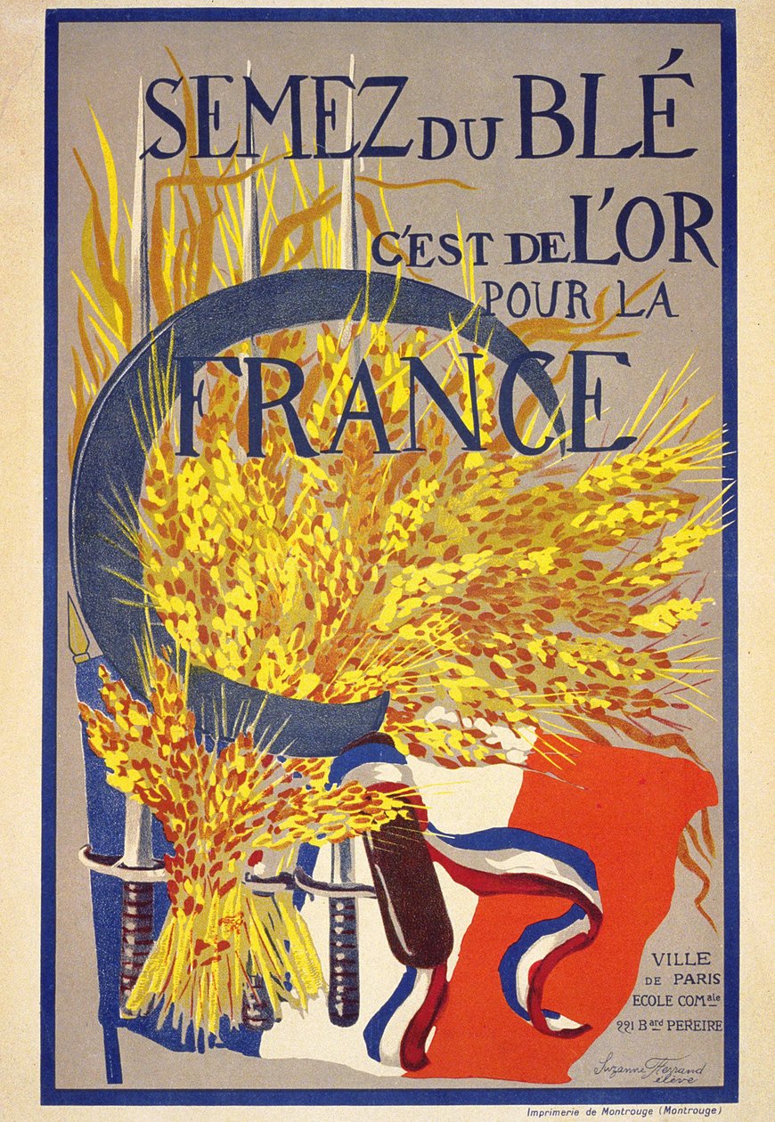 Semer du blé, c