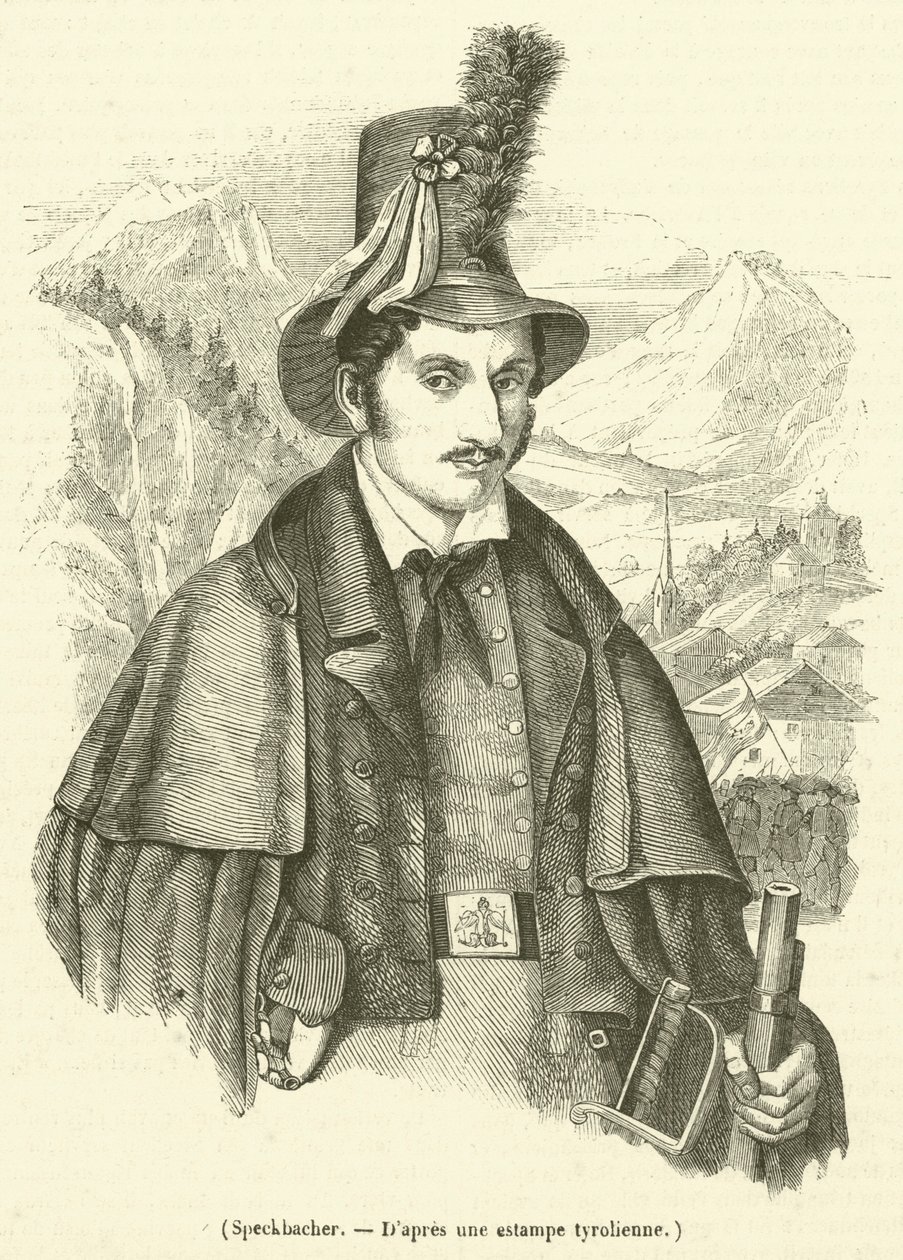 Speckbacher (gravure) - French School